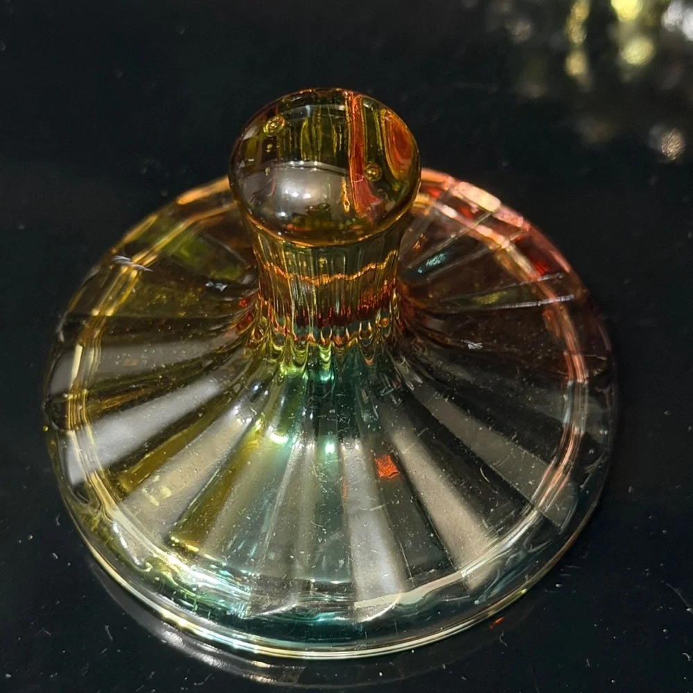 Vintage Carnival Hobnail glass Candy Dish trinket jar - Picture 12 of 16